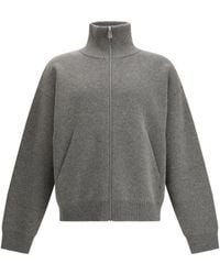 Axel Arigato - Core Zip-Up Cardigan Wool Ovis Aries; Nylon - Lyst