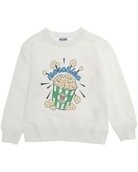 Moschino - Crewneck Sweatshirt Cotton Hoods & Sweatshirts - Lyst