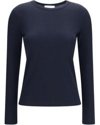 Max Mara - Ribbed Long-Sleeve Sweater Lyocell; Silk; Elastane - Lyst