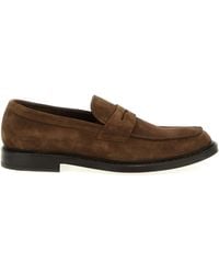 Doucal's - Suede Loafers - Lyst