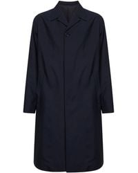 Jil Sander - Dark Wool And Mohair Canvas Sports Coat - Lyst