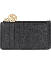 Tory Burch - Miller Leather Card Holder - Lyst