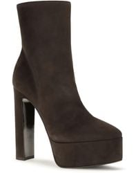 Le Silla - Nora Platform Ankle Boots Sacher - Lyst