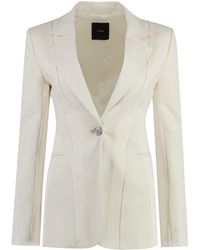 Pinko - Single-Breasted One Button Mini Jacket - Lyst