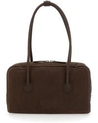 Marge Sherwood - Boston Shoulder Bag With Embossed Logo Lettering On The Front - Lyst
