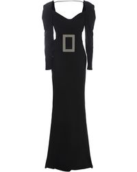 GIUSEPPE DI MORABITO - Long Dress Made Of Crepe - Lyst