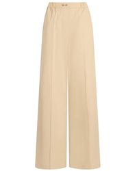 Patou - Pants With Elasticated Waist Cotton Bio Trousers - Lyst