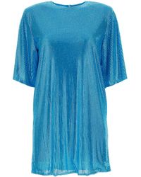 GIUSEPPE DI MORABITO - Embellished Mesh T-Shirt Dress - Lyst