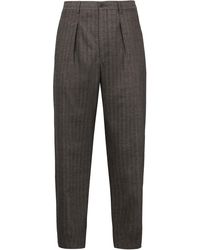 Giorgio Armani - Virgin Wool Trousers - Lyst