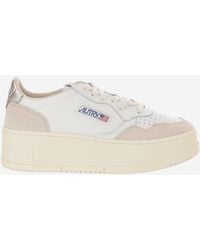 Autry - Sneakers Medalist Platform Low Leather Cow Trainers - Lyst