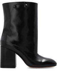 Marni - Leather Heeled Ankle Boots - Lyst