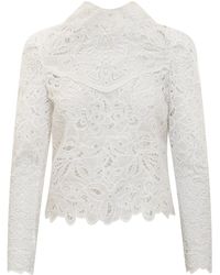 Isabel Marant - Delphi Broderie-anglaise Blouse - Lyst