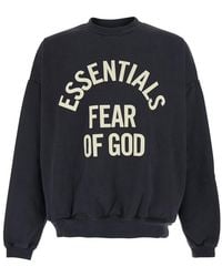 Fear Of God - Campus 90's Crewneck Sweatshirt Essentials - Lyst