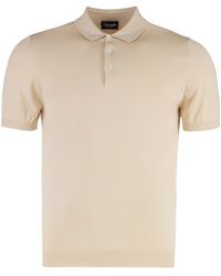Drumohr - Cotton-Knit Polo Shirt - Lyst
