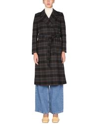 Barbour - Coat With Tartan Pattern - Lyst