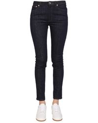 Burberry - Mid-Rise Slim Fit Jeans - Lyst
