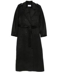 The Dynamis Studio - Double-Breasted Belted Coat - Lyst