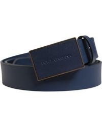Dolce & Gabbana - Calf Leather Logo Metal Buckle Belt - Lyst