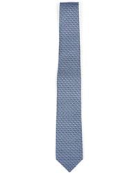 Ferragamo - Gancini Silk Twill Cerchio Tie - Lyst