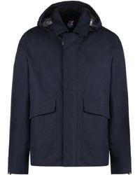 K-Way - Kaya Cotton-Linen Blend Jacket Polyurethane; Linen; Cotton Raincoats - Lyst
