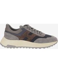 Hogan - Sneakers Hyperlight Leather-Mesh Leather And Mesh Trainers - Lyst