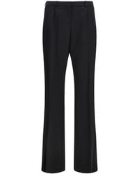 Balenciaga - Slim-Fit Tailored Pants Stretch Wool Twill Ovis Aries; Elastane - Lyst