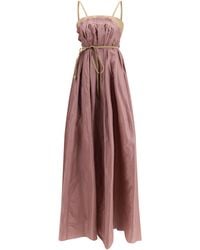 DI STAVNITSER - Taffeta Maxi Dress Silk Long - Lyst