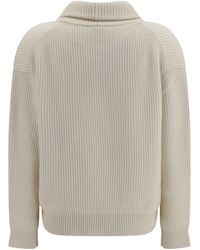 forte_forte - Wool And Cashmere English Rib Cardigan - Lyst