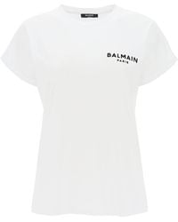 Balmain - T-shirt Logo - Lyst