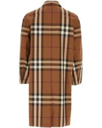 Burberry - Embroidered Cotton Eversible Overcoat Exterior: Trench - Lyst