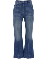 Valentino Garavani - Flared Jeans Cotton - Lyst