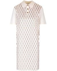 Tory Burch - Short-Sleeved Polo Dress - Lyst