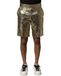 Dolce & Gabbana - Sequin Shorts - Lyst
