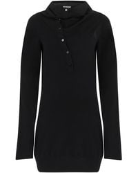 The Attico - Asymmetric Wool-Cashmere Dress - Lyst