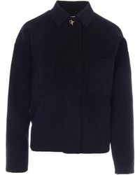 Fabiana Filippi - Wool Shirt Jacket With Patch Pockets - Lyst