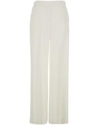 P.A.R.O.S.H. - Wide-Leg Pants With Elastic Waist For - Lyst