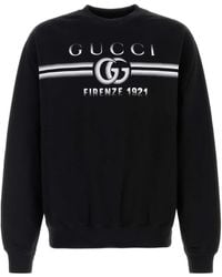 Gucci - Logo Print Sweatshirt - Lyst