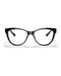 Versace - Eyeglasses Cat Eye Full Rim, Frame And Clear Demo Lenses Lens Ve3304Gb1 Sunglasses - Lyst