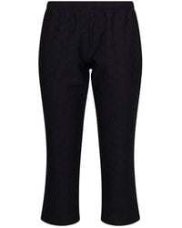 Gucci - Gg Jacquard Jersey Capri Pants - Lyst