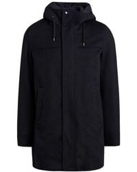 Herno - Wool C Mere Hooded Coat - Lyst