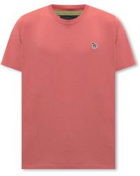 PS by Paul Smith - Ps Paul Smith T-Shirt With Logo Patch - Lyst