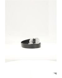 Dior - Leather Belt With Logo Calf - Lyst