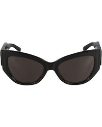 Balenciaga - Bb Embossed Cat-Eye Sunglasses - Lyst