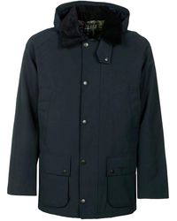 Barbour - Button-up Hooded Jacket - Lyst
