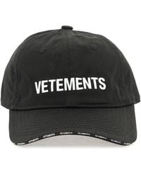 Vetements - Baseball Cap With Embroidered Logo - Lyst