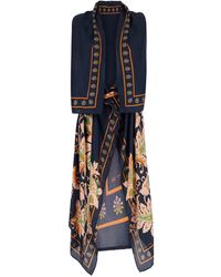 Etro - Printed Gilet Silk Scarfs And Foulards - Lyst