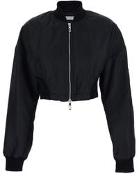Sportmax - Crop Jacket Tech Fabric Polyamide Coat - Lyst