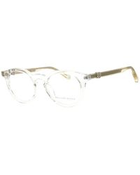 Philipp Plein - Eyeglasses Round Full Rim, Shiny Transparent Frame And Clear Demo Lenses Lens Vpp060M880Y - Lyst