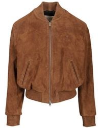 Ami Paris - Ami Goat Suede Jacket - Lyst