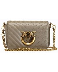 Pinko - Crossbody Bag Sheep Leathe Crossbody-Bags - Lyst